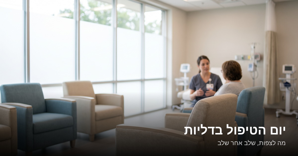 Read more about the article טיפול בדליות — מה לצפות ביום הטיפול ואחריו